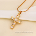 18k Gold Cross Pendant Jewelry